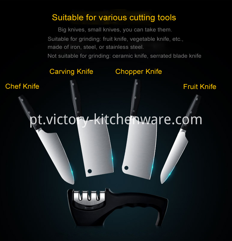 afiador de facas de utensílios de cozinha kitchenware knife sharpener